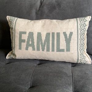 FAMILY accent pillow